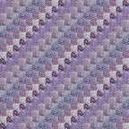 HANPATQUI 50PCS 5 x 5 inch Purple Printed 100% Cotton Fat Quarters Fabric - Image 3