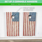 GoSports Wall Mounted Cornhole Board Hangers - Image 2