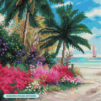 DIAMOND ART CLUB Ocean Whisper Path Diamond Painting Kit, Fun DIY Crafts - Image 2