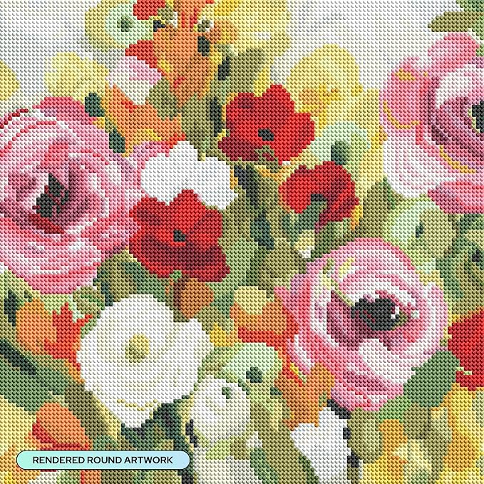 DIAMOND ART CLUB Lea's Garden Diamond Painting Kit, Fun DIY Crafts - Image 2