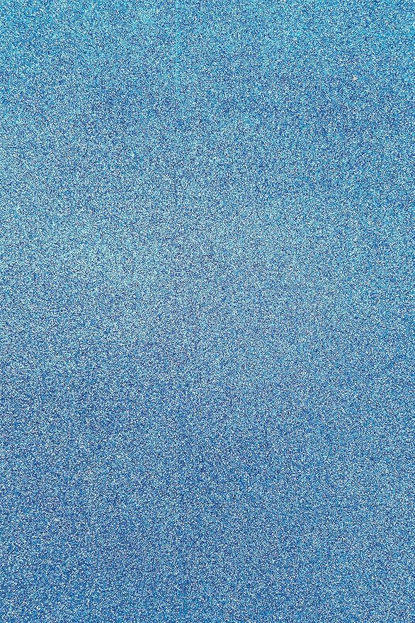 Allgala 12 Pack Glitter EVA Foam Paper 8 x 12inch Sheets-Light Blue-Perfect by Allgala