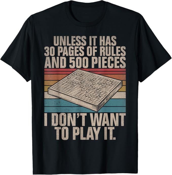 Board Game Joke Funny Board Game T-Shirt by Unknown